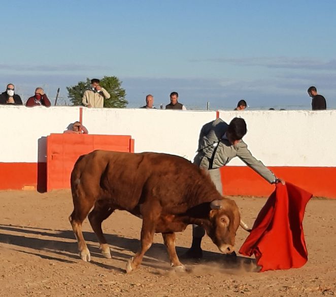 Víctor Cerrato destaca en el tentadero de machos en la Finca El Duende